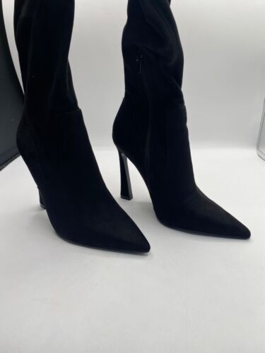 Steve Madden Women's Black Laddy Pointed Toe Over The Knee Boots Size 5.5 NIB - Picture 8 of 10