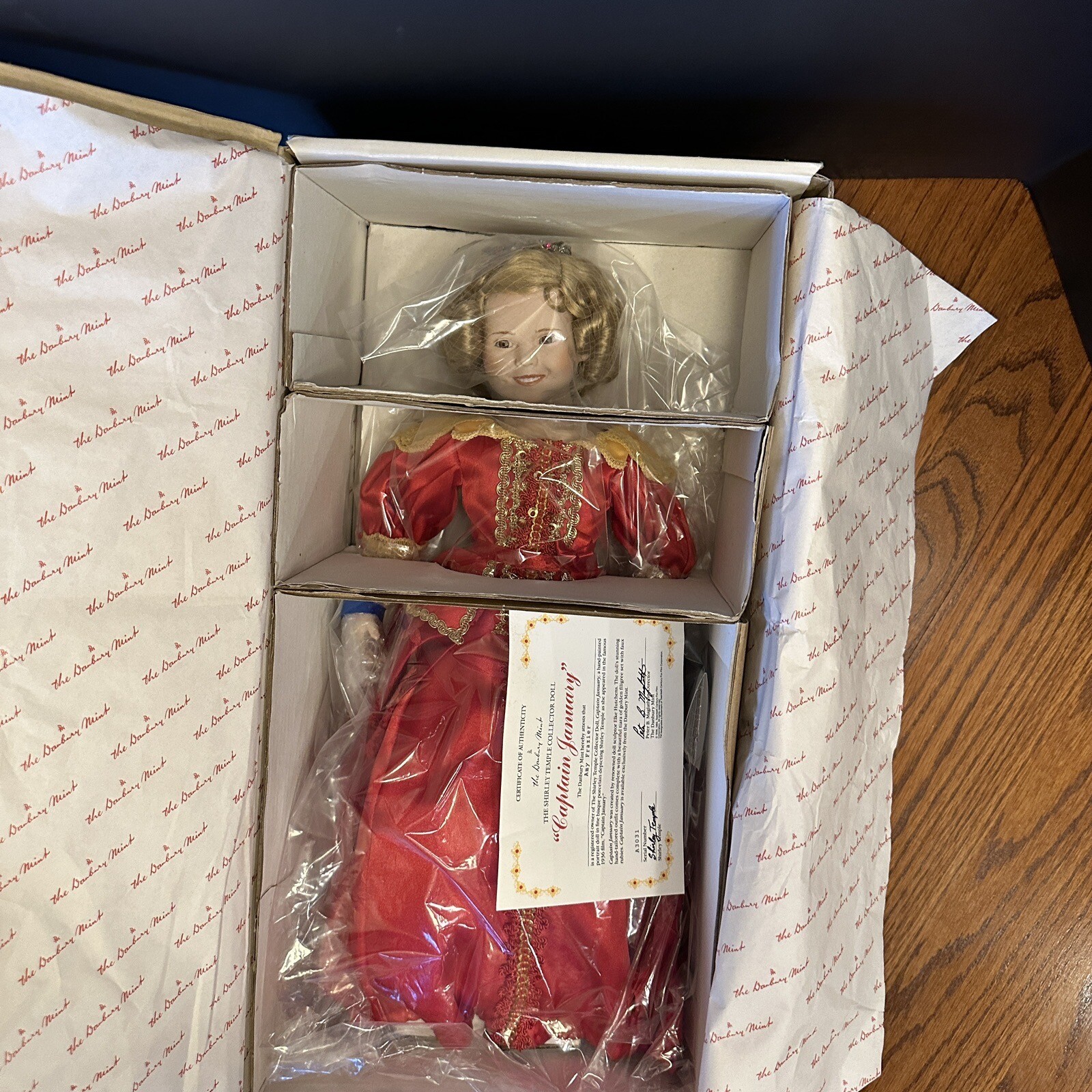 The Danbury Mint Shirley Temple Captain January Collector 18