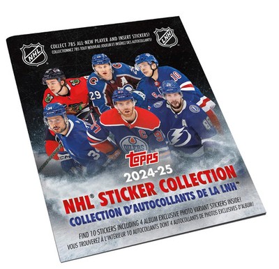 Topps 2024-25 NHL stickers - Complete Your Set - Numbers 1 - 102