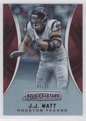 2016 Panini Rookies & Stars Longevity 3/75 JJ Watt #8 9o3