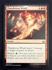 1x Foil Thunderous Wrath (113) Modern Masters 2017 LP MTG Magic the Gathering x1