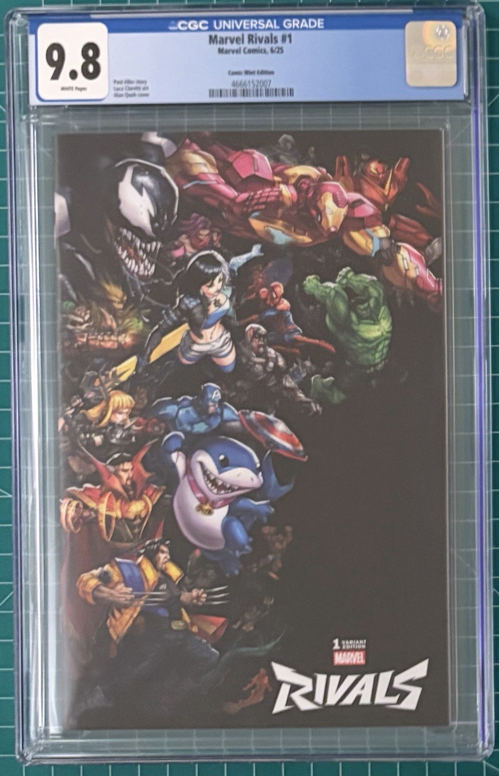 Marvel Rivals #1 CGC 9.8 Graded Alan Quah Limited Edition Variant Cover ...