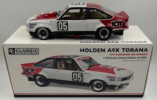 1979 SANDOWN 400 WINNER #05 PETER BROCK HDT HOLDEN A9X TORANA 1:18 MODEL CAR