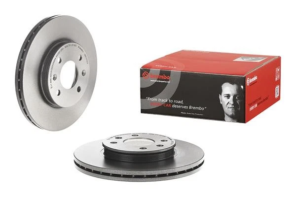 2x BRAKE DISC 09.C173.11 FOR KIA D3FA 1.1L 3cyl RIO IIIG4LA 1.2L G4FA 1.4L 4cyl - Image 3 of 4