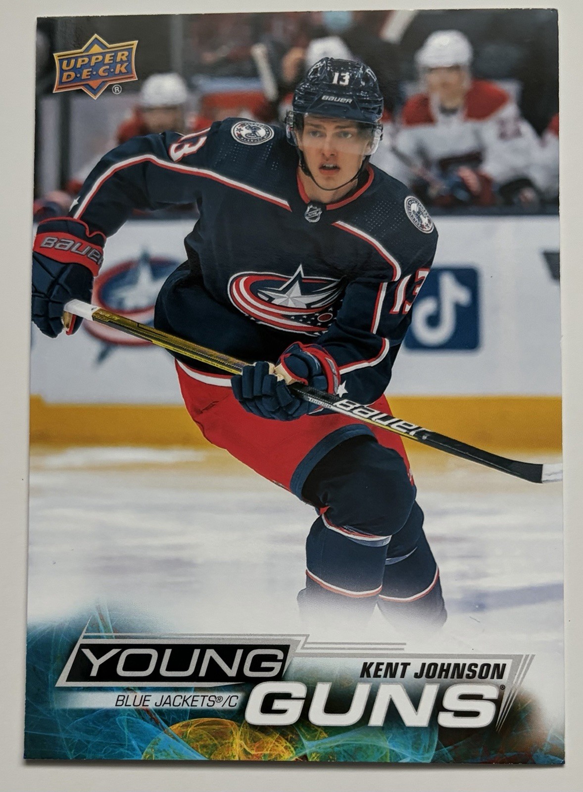 KENT JOHNSON 2022-23 UPPER DECK YOUNG GUNS JUMBO #209