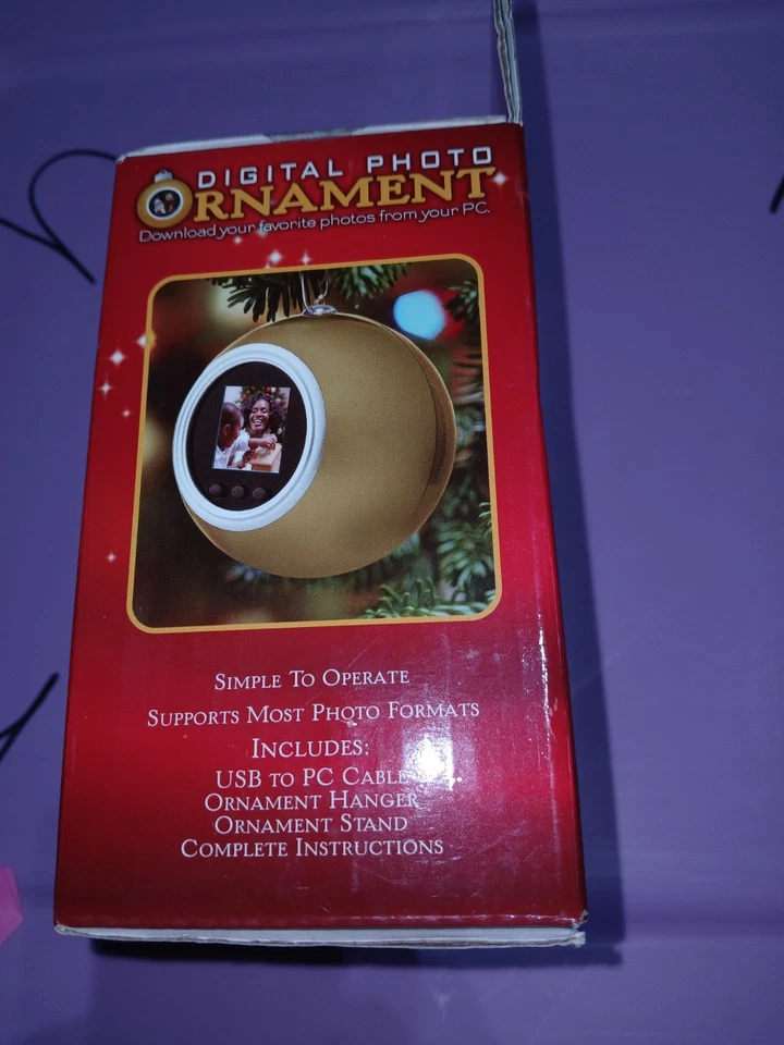 Digital Photo Ornament 59 Photo Capacity Brand New 2008 FSG - Image 2 of 4
