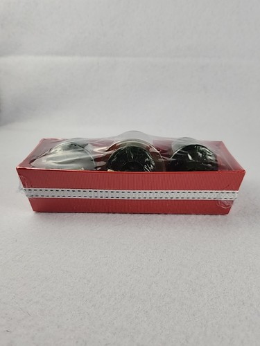 Yankee Candle Balsam And Cedar Votive Set Of 3 With Clear Glass Holder Gift Set - Picture 4 of 9