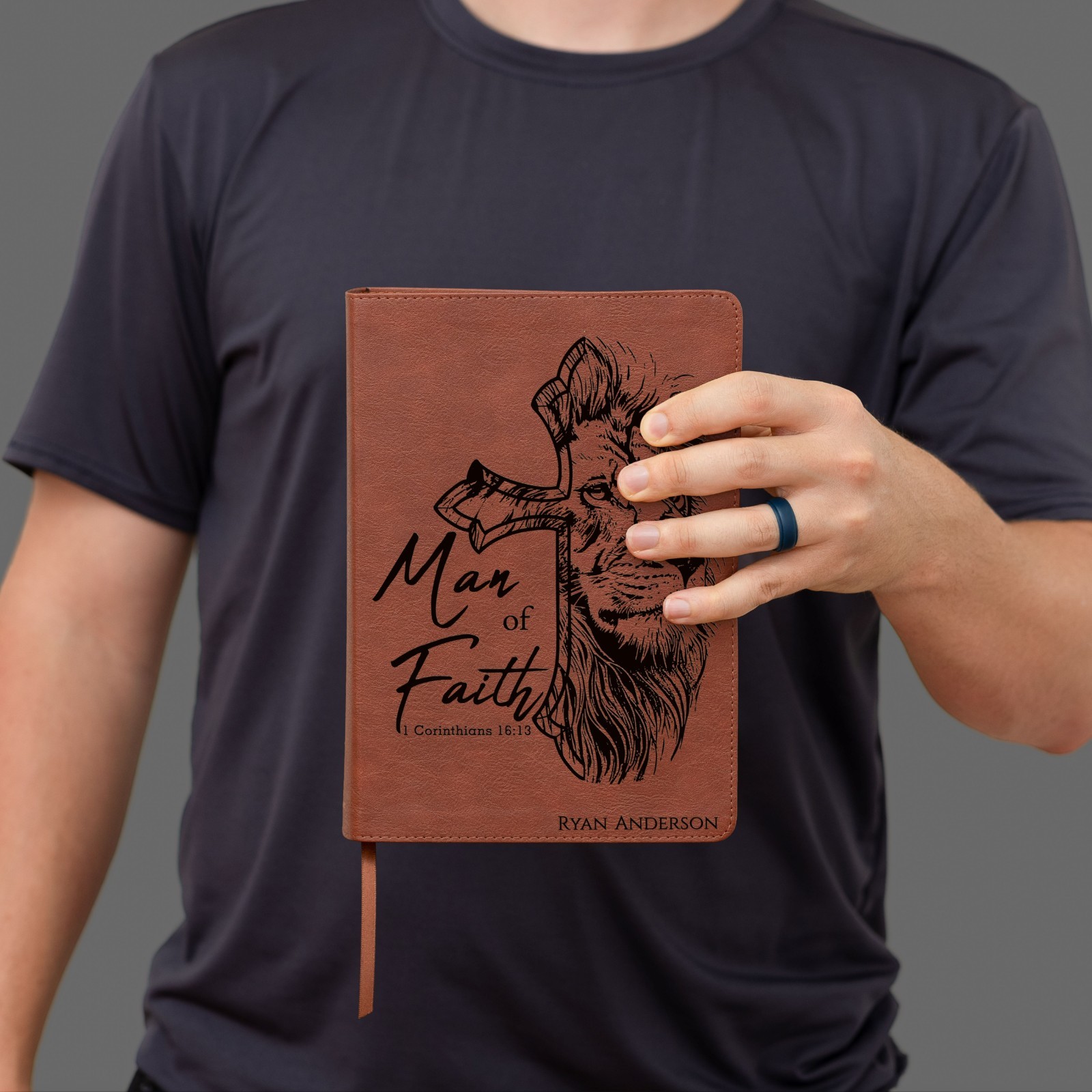 Personalized Bible for Men, ESV Men's Study Bible, Bible for Men Name Engraved - second product detail image