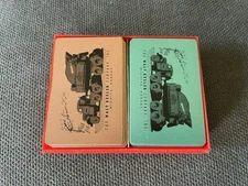 Vintage Redi Slip Ad Playing Cards Double Deck Walt Keeler Cement Co Wichita KS