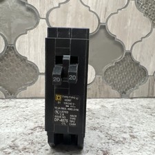 HOMT2020 / HOMT20204201 Square D Twin 20/20 1 Pole Tandem Circuit Breaker