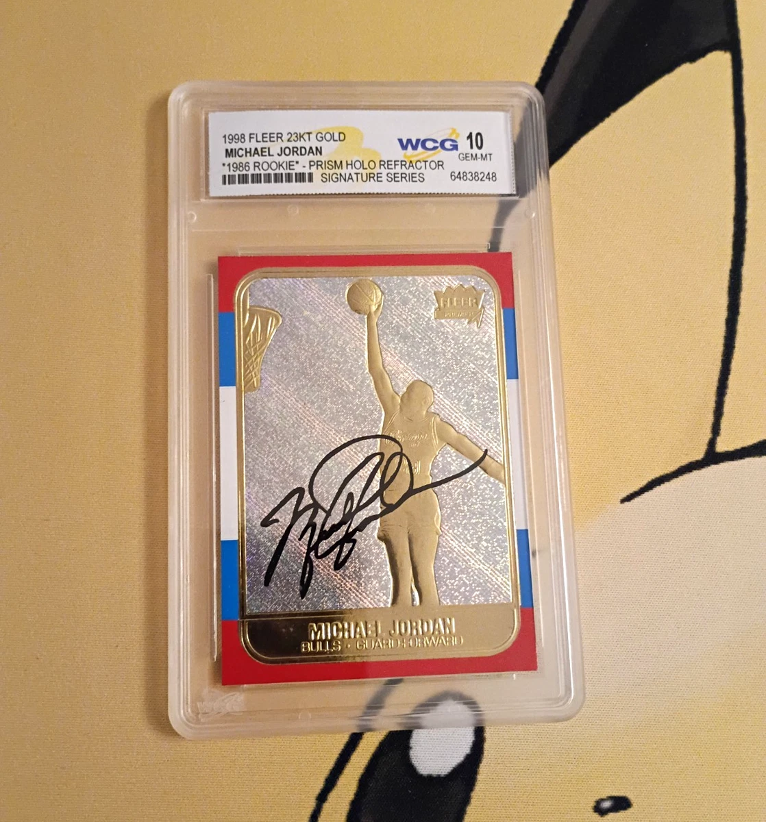 Michael Jordan Original Basketball Sports Autographed Trading