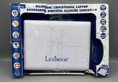 Lexibook Bilingual Education Laptop USED Damaged Box