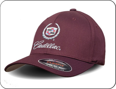 Classic Cadillac Shield Logo - Flexfit Hat/Cap - S/M & L/XL - General Motors/GM