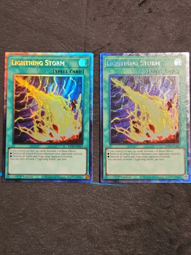 Lightning Storm [Collector's Rare] KICO-EN057 YuGiOh Kings Court card