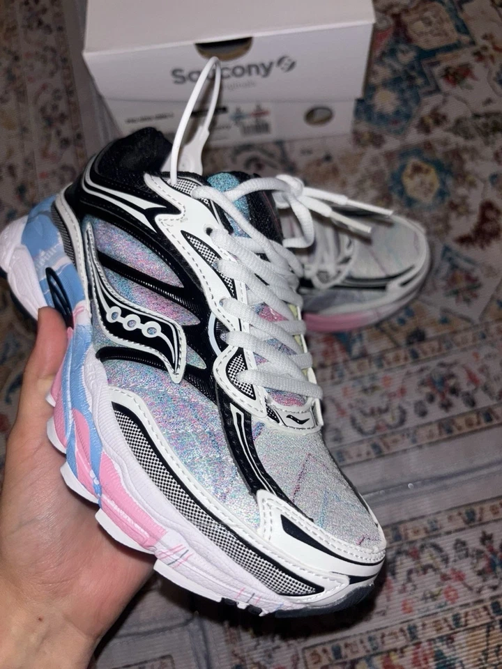 Saucony Omni Baskets homme running multicolore tige basse à lacets - Photo 4/4