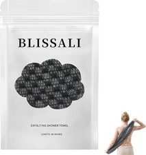 Blissal Exfoliating Shower Towel,Advanced Exfoliating Microfiber Towel,2-in-1