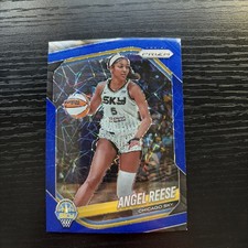 2025 Panini Prizm WNBA Angel Reese Blue Velocity Prizm #92 Chicago Sky