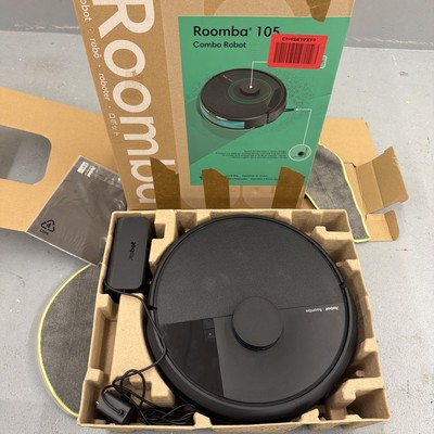 iRobot - Roomba 105 Combo Vacuum & Mop - Easy-to-Use, Intense Power-Lifting S...