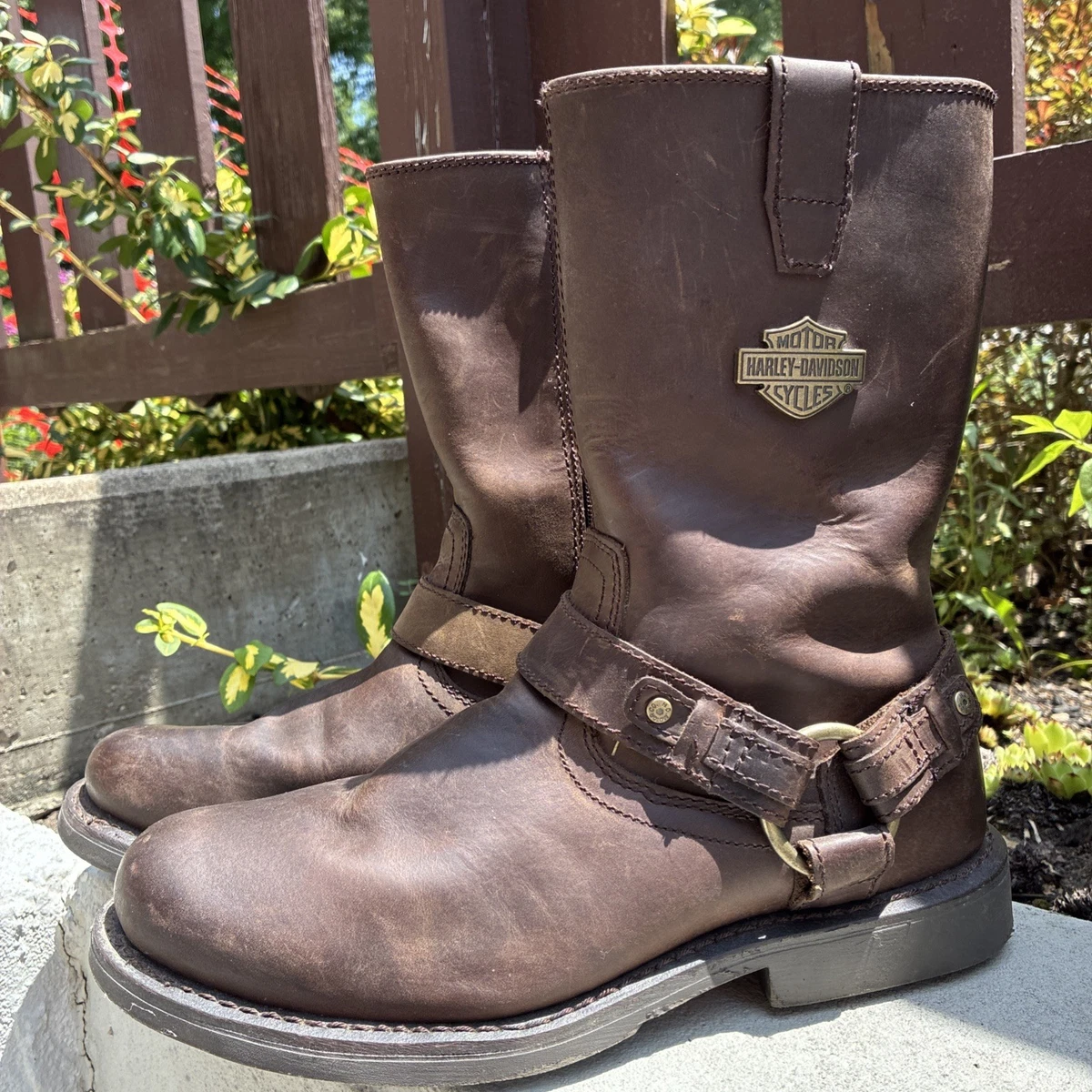 Harley-Davidson Brown Zip Boots for Men for Sale | Shop New & Used