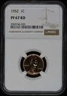 1952 Wheat Reverse Lincoln Cent (Proof) 1C NGC PR67RD