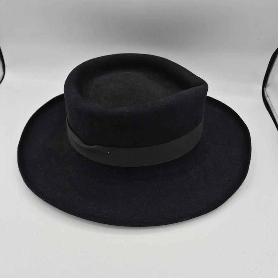 Sombrero Bailey of Hollywood para hombre Tina Fedora hecho con lana LiteFelt talla 7 1/4 Foto 4 de 4