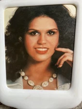 Rare Vintage Old MARIE OSMOND Handheld Mirror - 10" 1975 Ish Donny And Marie