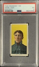 1909 T206 Piedmont 150/25 Addie Joss Portrait PSA 5 EX STUNNING New Label