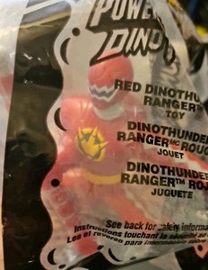 McDonald’s 2003 Power Rangers DinoThunder- Red Dino Thunder #1- Sealed