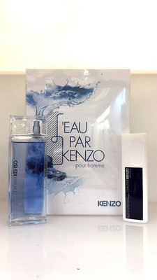 L'eau Par Kenzo 2 Pc. Gift Set EDT Spray 3.4 Oz + Hair & Body Shampoo 3.4  oz