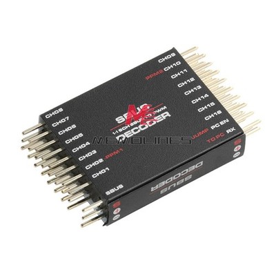   SBUS To PWM/PPM Decoder 16 Channel Converter Receiver Signal Transverter #pk