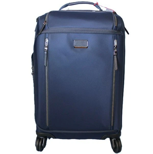 Tumi Leger International Expandable Carry On 4 wheels Gunmetal / BLUE $795 - Image 2 of 4