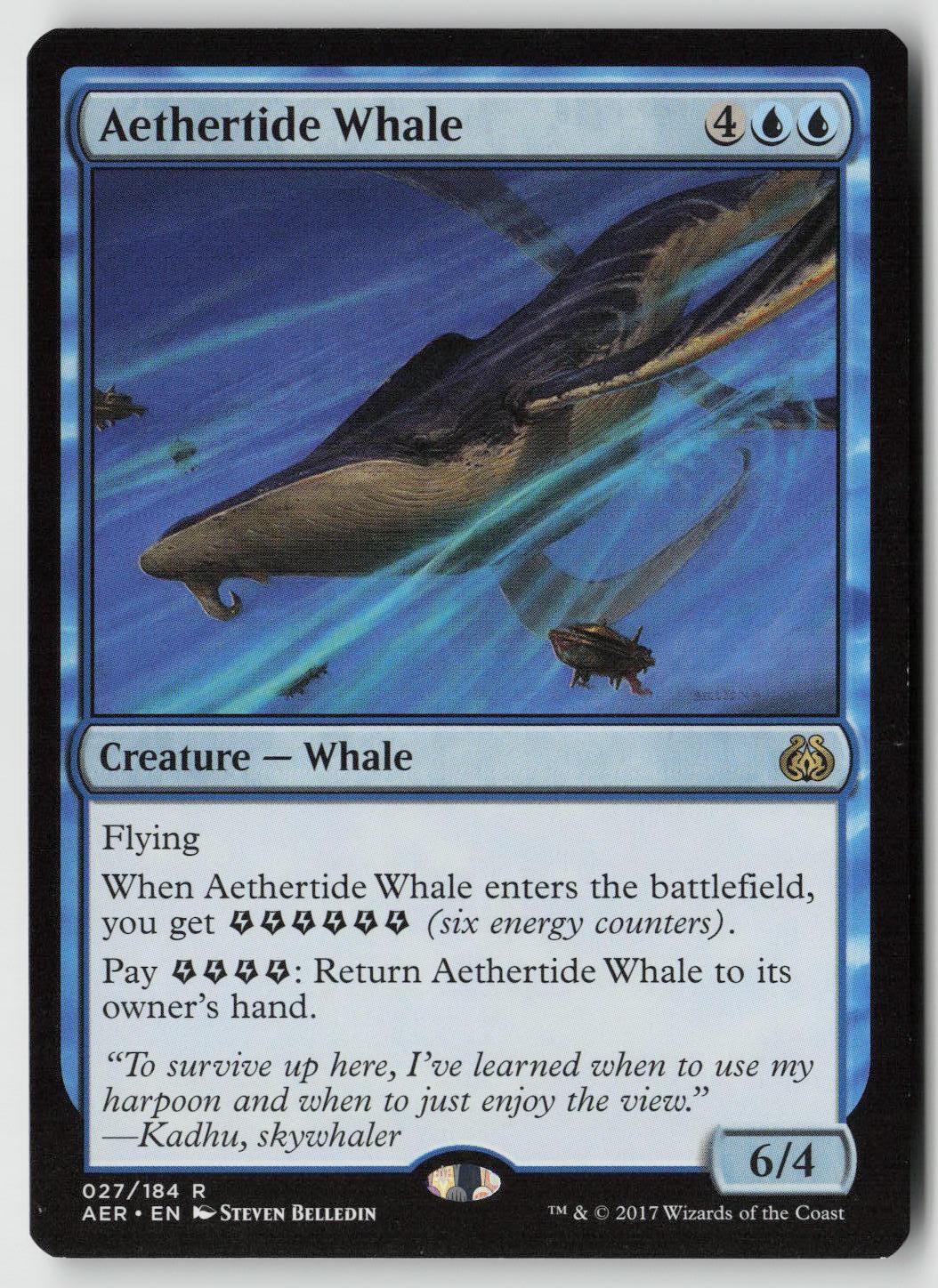 Aethertide Whale 27 Aether Revolt NM