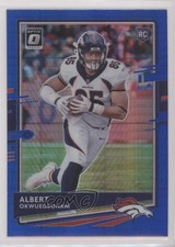 2020 Panini Donruss Optic Rookies Blue Hyper Prizm Albert Okwuegbunam #124 pi4