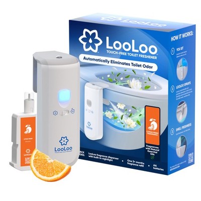 LooLoo 3.0 Touch Free Toilet Freshener Automatic Air Freshener Spray for