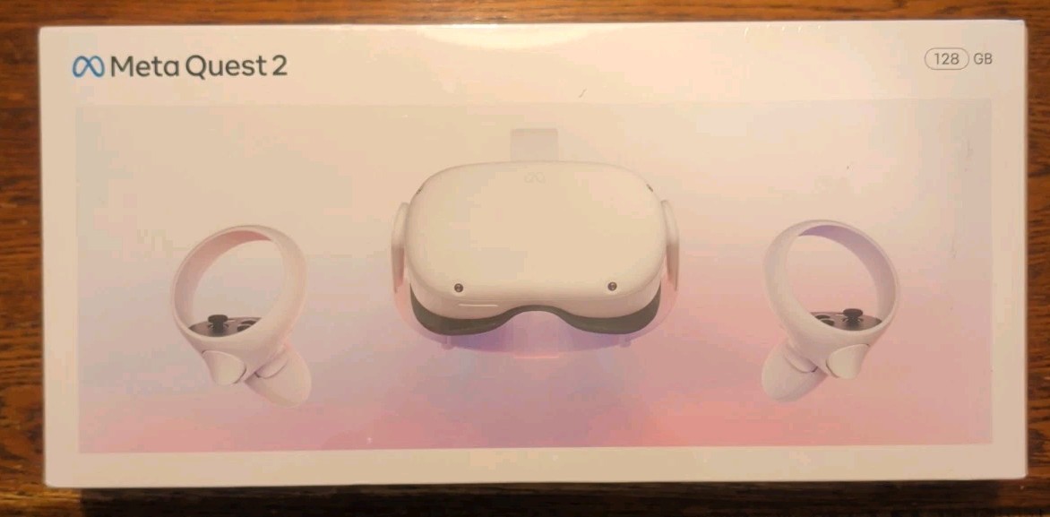 Meta Oculus Quest 2 128GB Virtual Reality Headset - White (OCQ128B