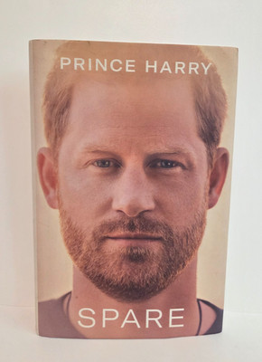 Spare SIGNED Prince Harry 1st  Edition 1st Printing 2023 HC Memoir Royal