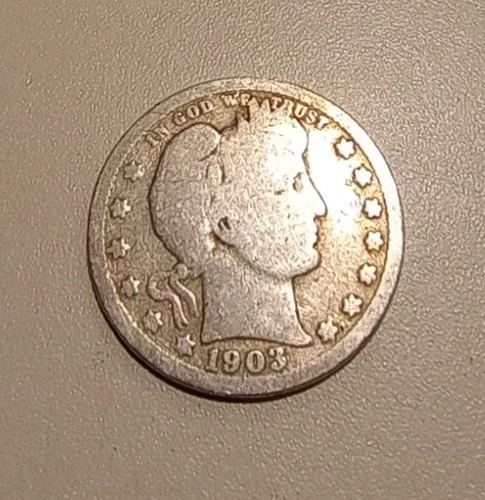 1903 Barber Quarter Circulated