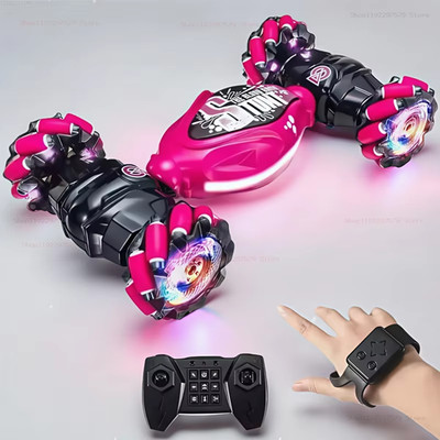 4WD Stunt Drift Auto LED Elektroautos 2.4G Geste Induktion Verformung Twist R