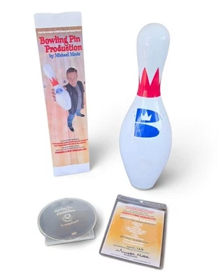 Michael Mode Bowling Pin Production Magic Trick Signed 167 DVD Complete Prop Set - Image 1 of 4