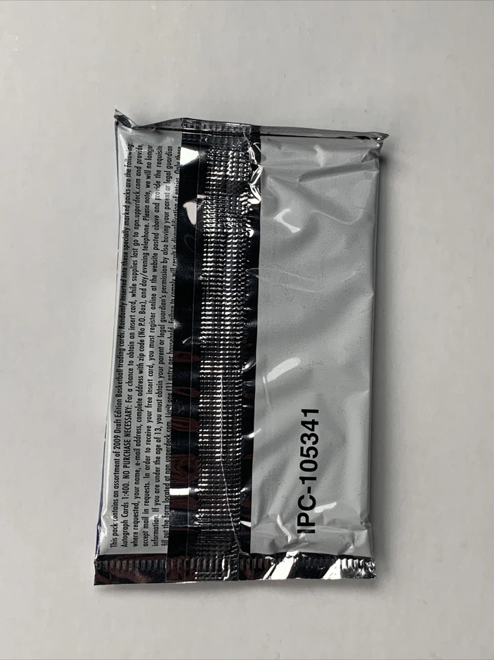 2009-10 Upper Draft Edition Basketball Card Pack Hobby  FACTORY SEALED - Image 2 of 2