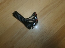 PHILMORE RIGHT ANGLE DUAL RCA MALE TO RIGHT ANGLE DUAL RCA MALE 3FT CABLE,1PCNEW