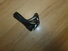 PHILMORE RIGHT ANGLE DUAL RCA MALE TO RIGHT ANGLE DUAL RCA MALE 3FT CABLE,1PCNEW