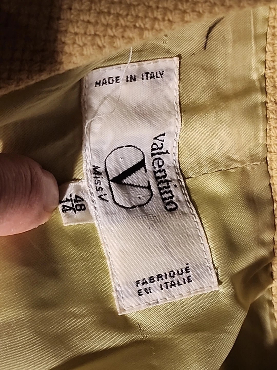 Giacca blazer vintage VALENTINO MISS V taglia 48 14 ITALIA