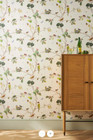 Anthropologie Sanderson Woodland Walk Chorus Wallpaper Cream Birds Butterflies