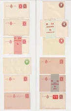 George VI Mint Stationery Envelopes, Lettercards, Postcards. 12 items.