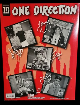 1D One Direction  Portfolio 3-Hole Folder 2013 Un-Punched Never Used