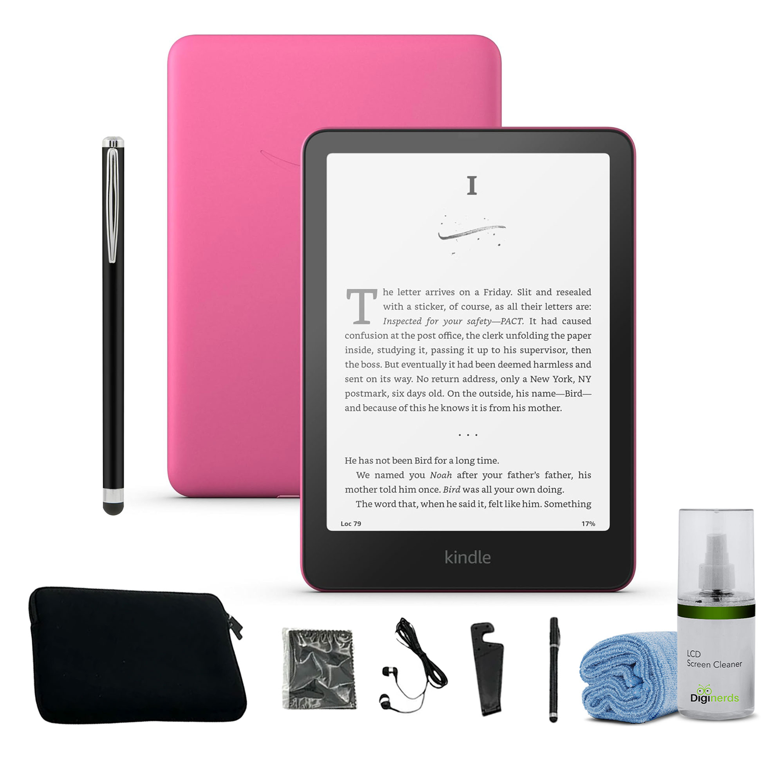 Kindle Paperwhite 16GB 7-inch glare-free display long battery life