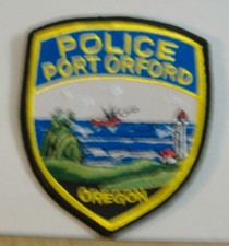 PORT ORFORD  POLICE DEPT OREGON FABRIC PATCH