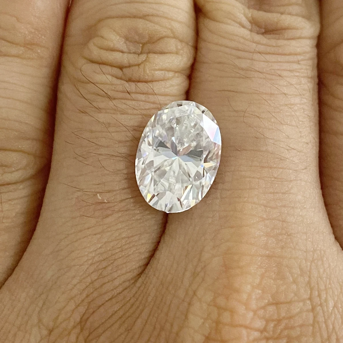 Oval moissanite shop loose stone