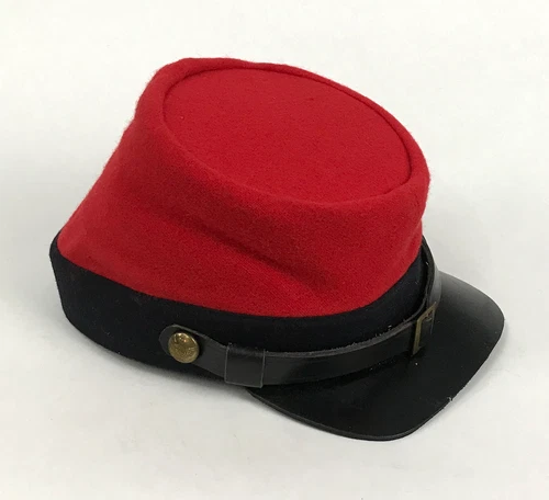 Confederate Pattern 1862 Artillery Enlisted Cap - Artillery Kepi - Size Medium